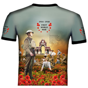 Poppy WW1 T .Shirt 0B10