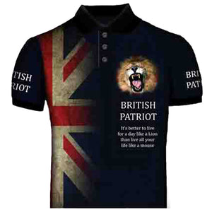 British Patriot 2  Polo Shirt