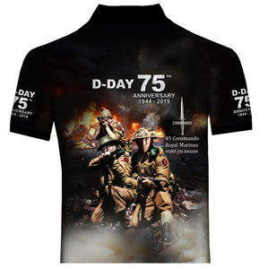 D-Day 75th Anniversary Royal Marine Commandos  Port-en-Bassin Polo Shirt