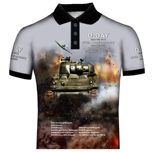 D- Day 75th Anniversary 11th Armoured Division Polo Shirt