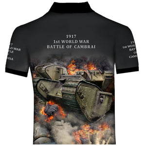 WW1 Tank Battle of Cambrai Polo Shirt 0T1