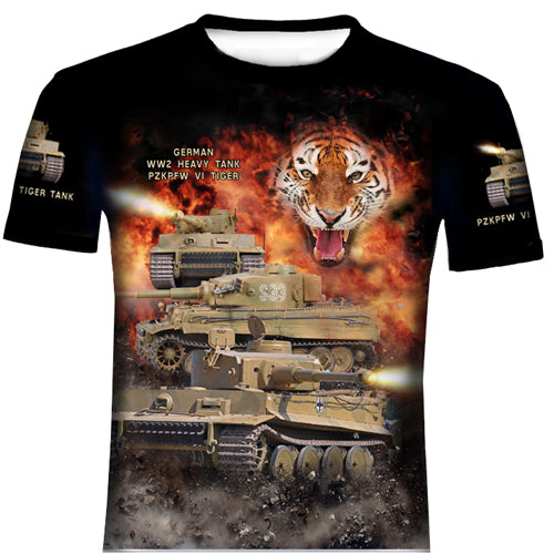 Tiger tank T Shirt 0T3