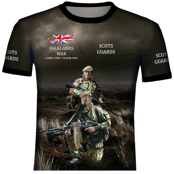 Scots Guards Falklands  T Shirt 0B26