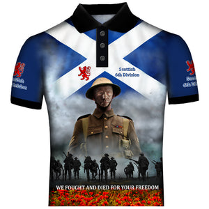 9th Scottish Division  Polo Shirt