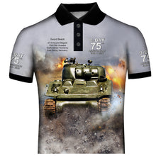 D-Day 75th Anniversary 27th Armored Brigade Polo Shirt