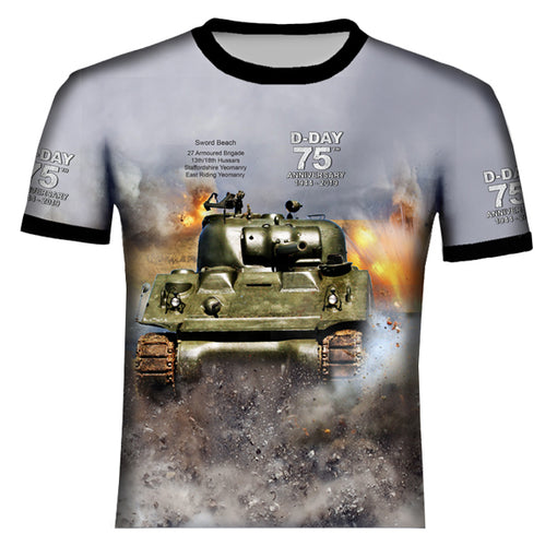 D-DAY 75th ANNIVERSARY 27TH ARMORED BRIGADE T .Shirt