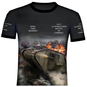 WW1 Tank Battle of Cambrai Tank T Shirt 0T1