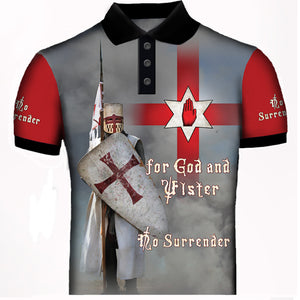 ULSTER KNIGHT TEMPLER POLO SHIRT NEW