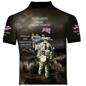 40th anniversary of the liberation of the Falkland Islands SCOTS GUARDS POLO SHIRT