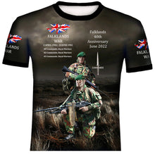 40th anniversary of the liberation of the Falkland Islands COMMANDOS T SHIRT