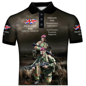40th anniversary of the liberation of the Falkland Islands POLO SHIRT 2nd para